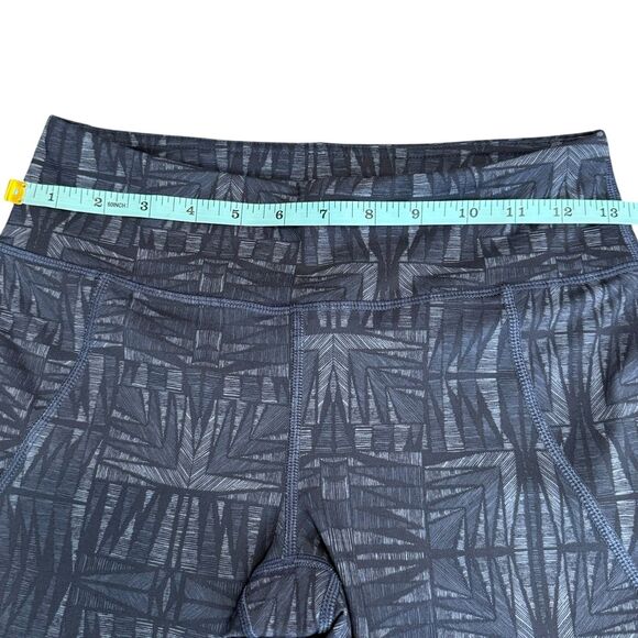 PATAGONIA Women's Centered Tights Blue Gray Geometric Yoga Pants Hiking Size S‎ - Picture 7 of 13